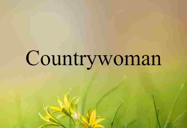 countrywoman