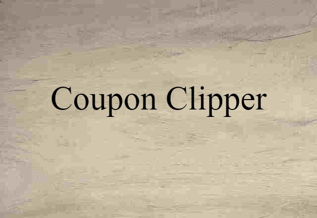 coupon clipper