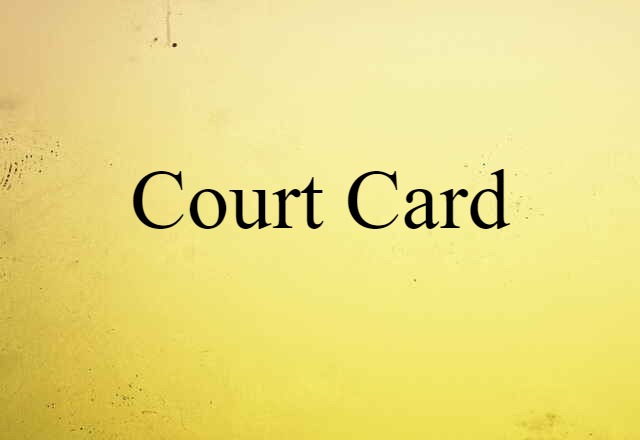 court card