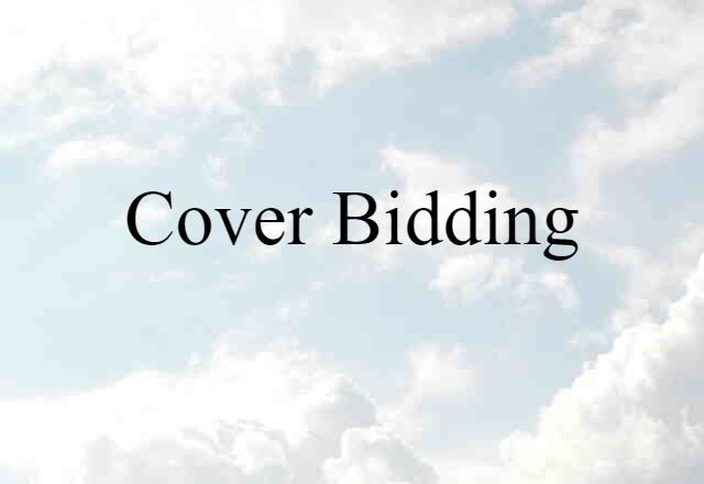 cover bidding