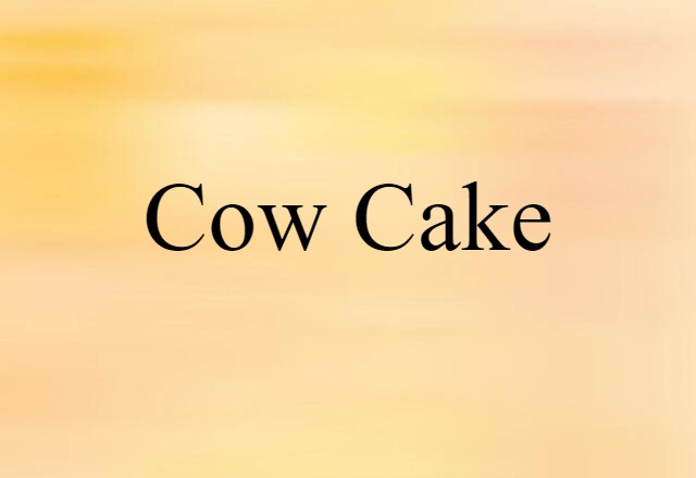 cow cake