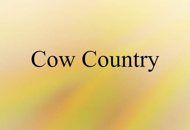 cow country