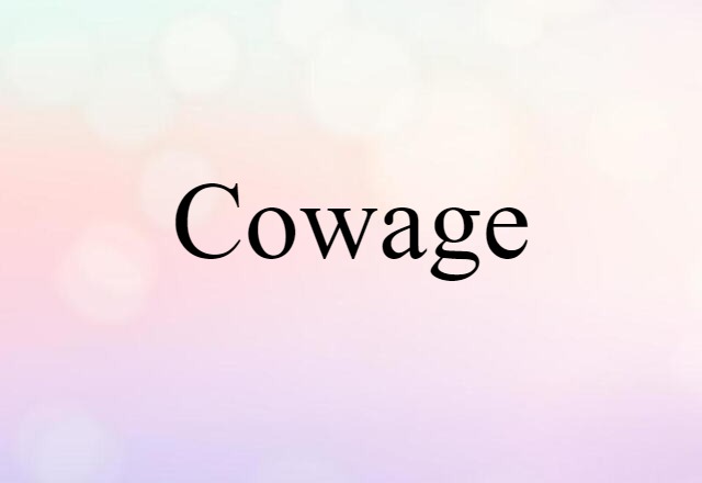 cowage