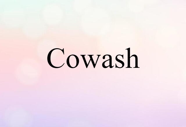 cowash