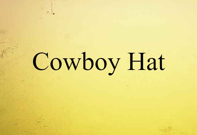 cowboy hat