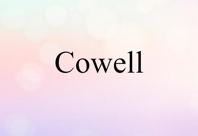 Cowell