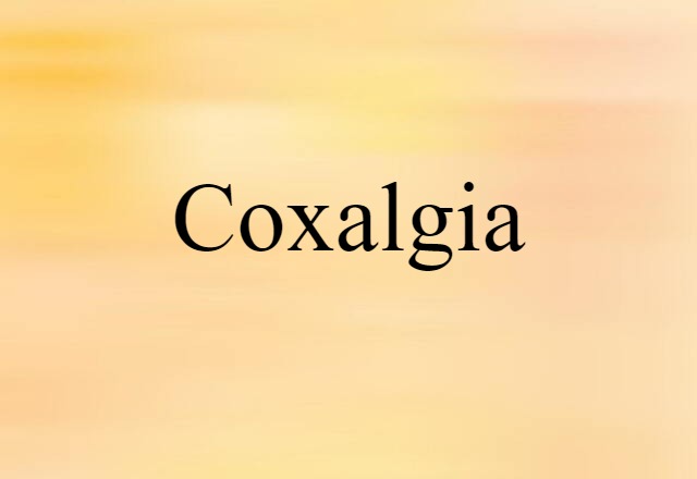 coxalgia