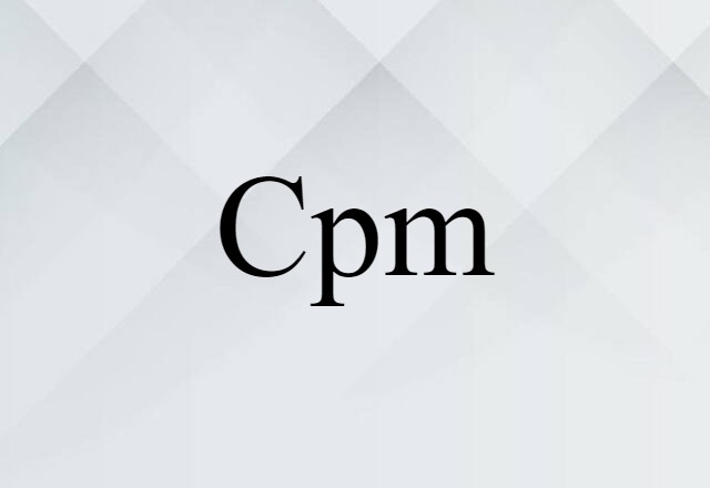 cpm