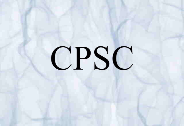 CPSC (noun) Definition, Meaning & Examples