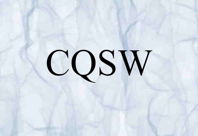 CQSW