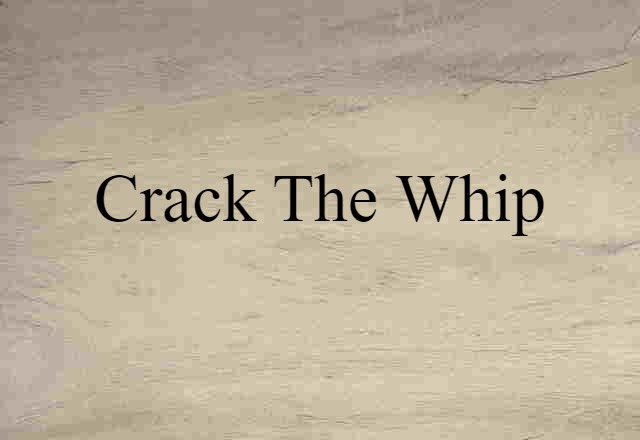 crack the whip