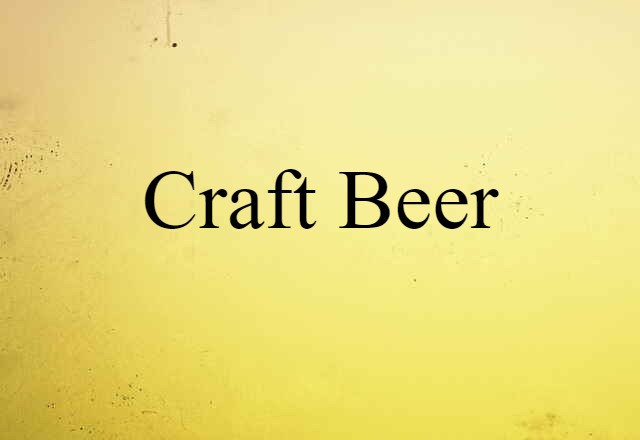 craft beer