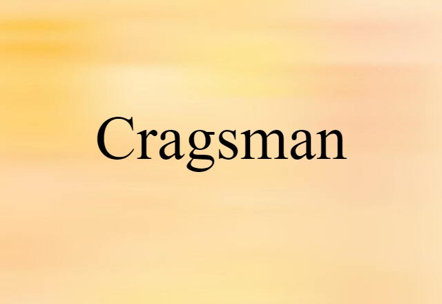 cragsman