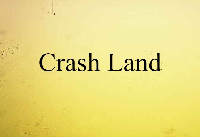 crash-land