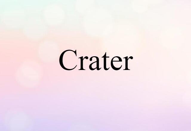 crater