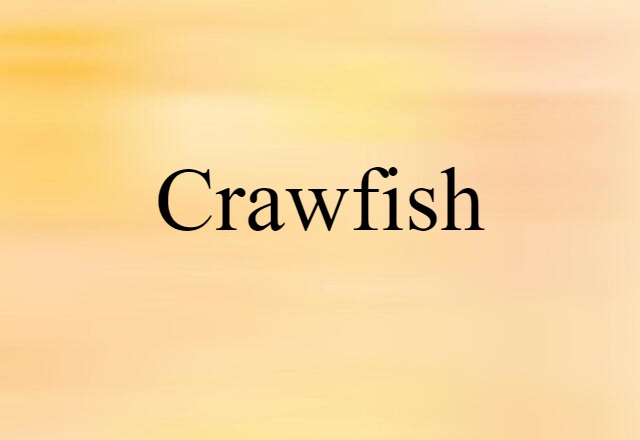 crawfish