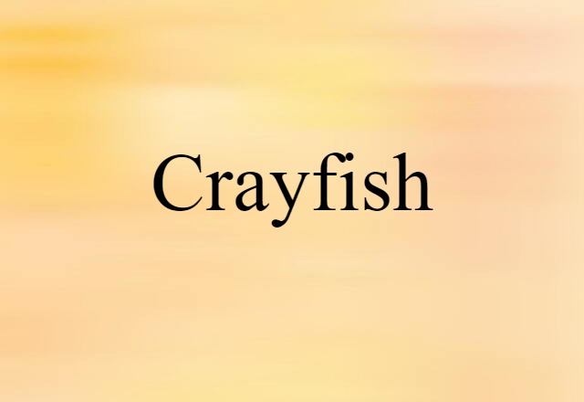 crayfish