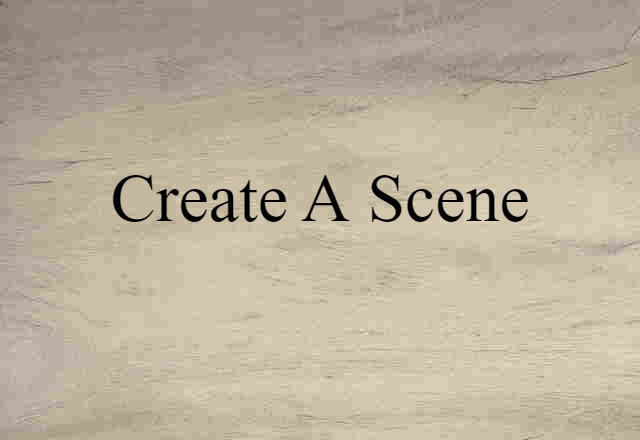 create a scene