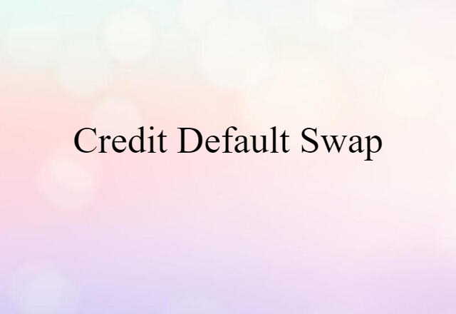 credit default swap