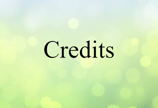 credits