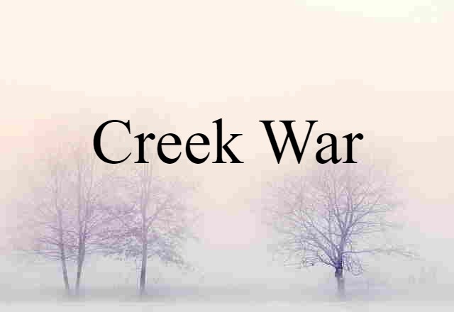 Creek War