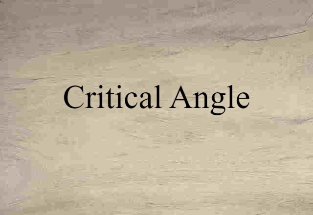 critical angle