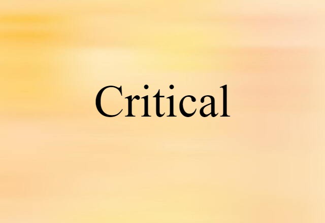 critical