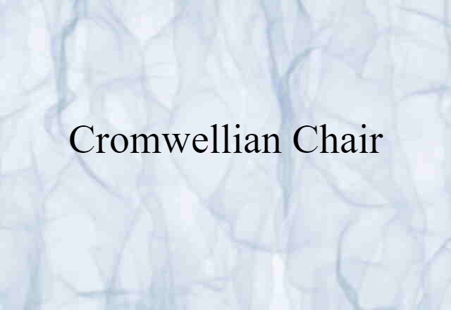 Cromwellian chair