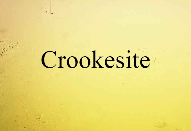 crookesite