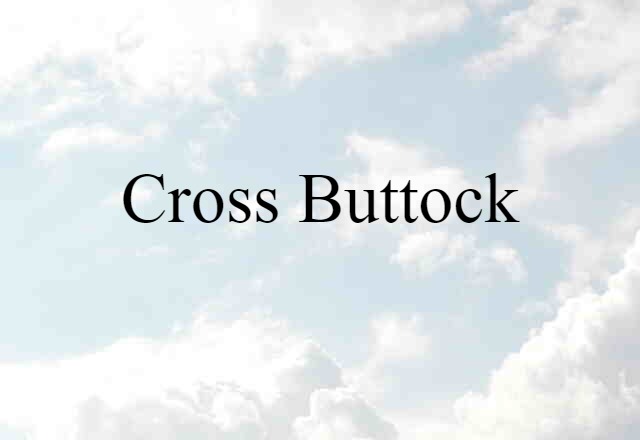 cross buttock