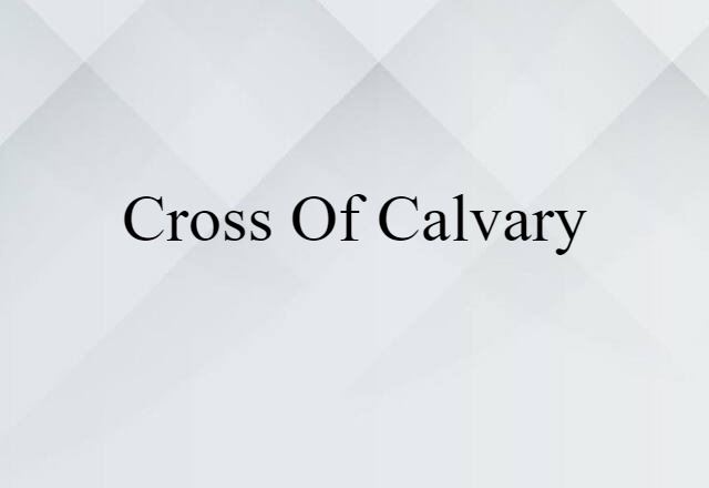 cross of Calvary