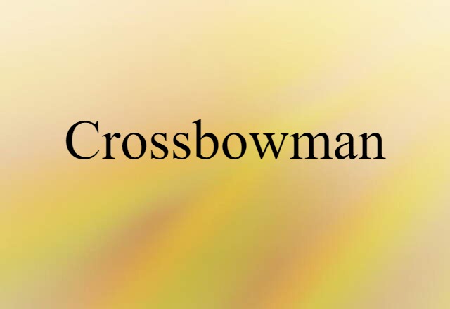 crossbowman