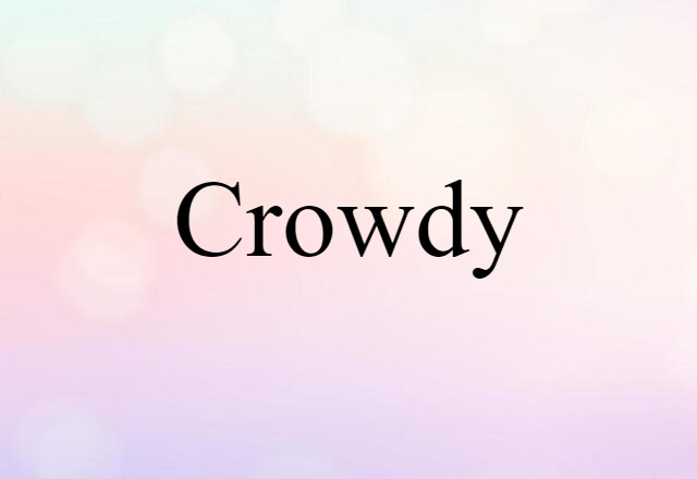 crowdy