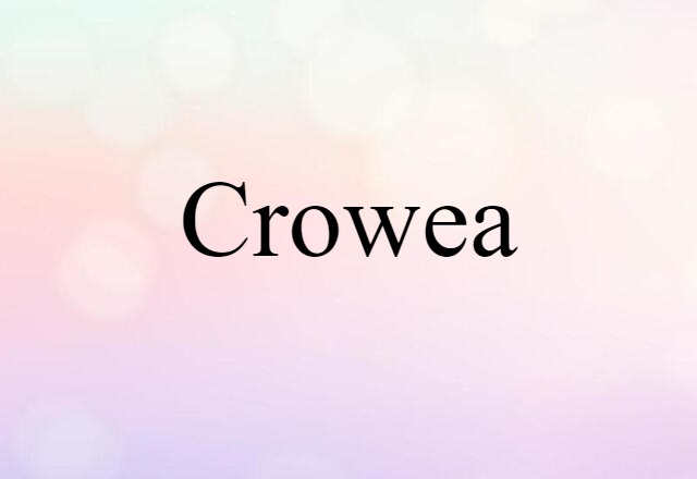 crowea