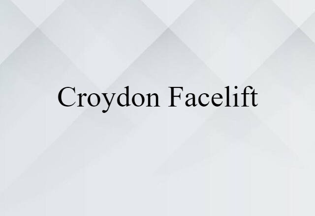 Croydon facelift