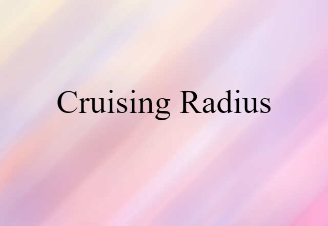 cruising radius