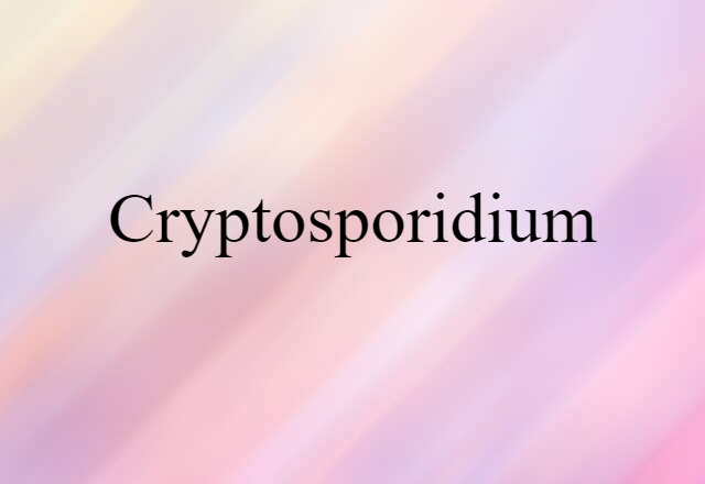 cryptosporidium