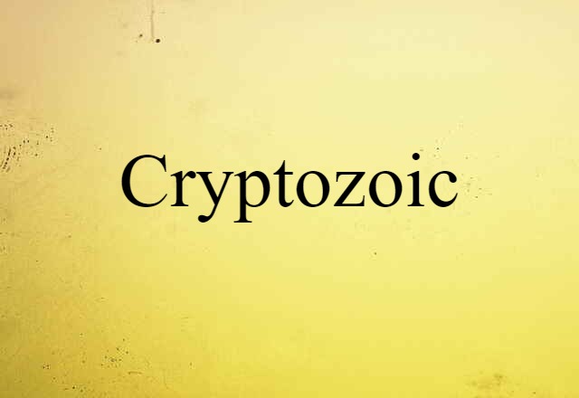 cryptozoic