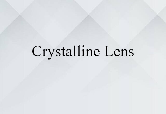 crystalline lens