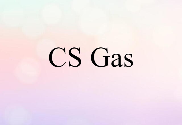 CS gas