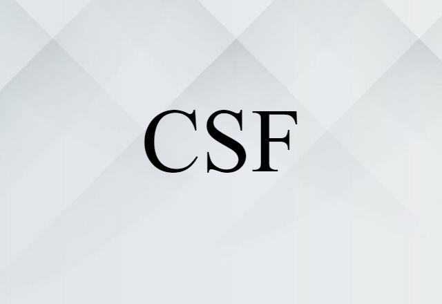 CSF