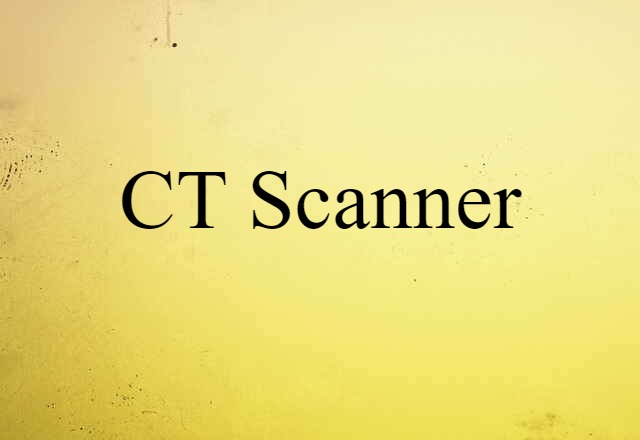 CT scanner