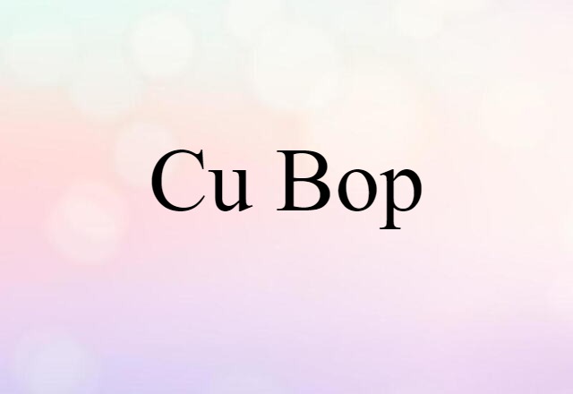 Cu bop