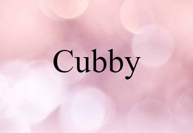 cubby