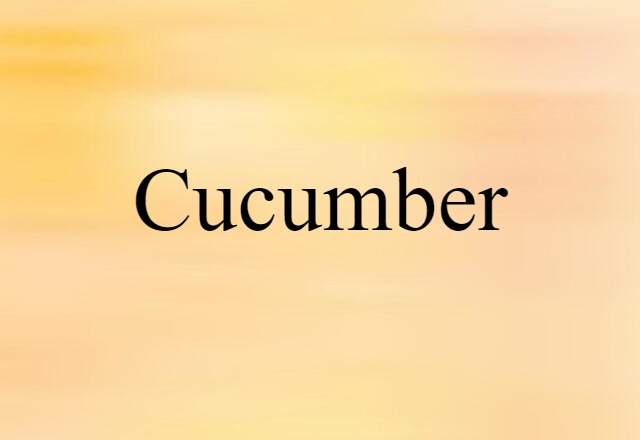 cucumber