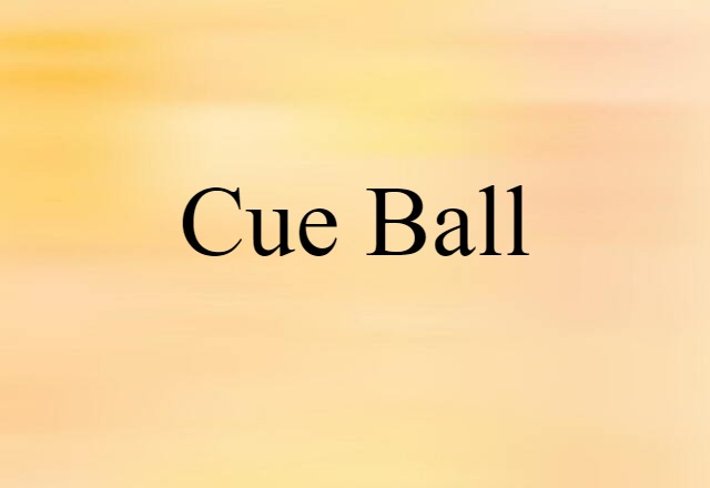 cue ball