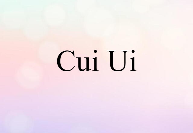 cui-ui