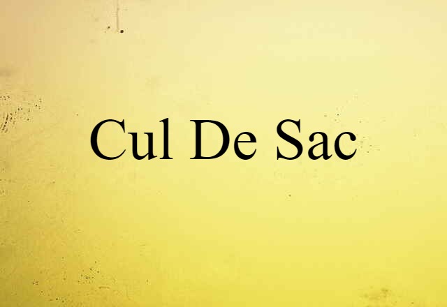 cul-de-sac