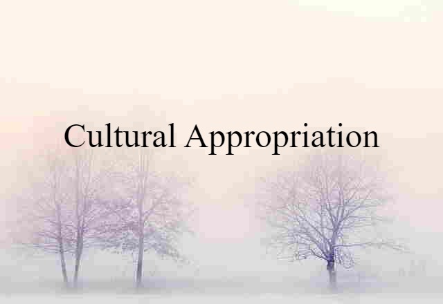 cultural appropriation