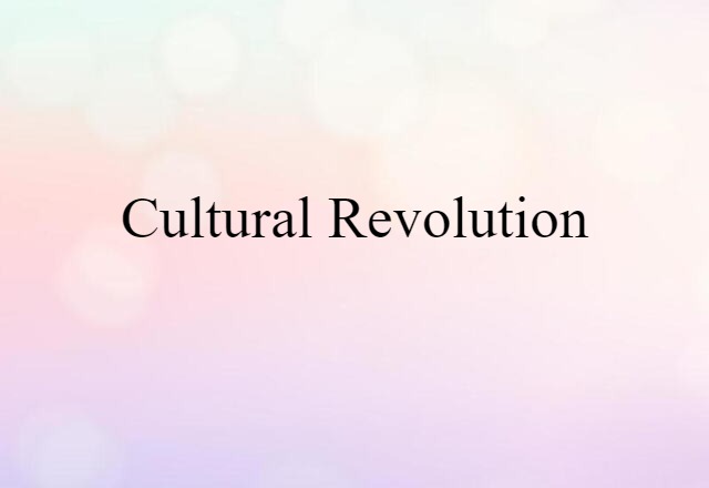 Cultural Revolution